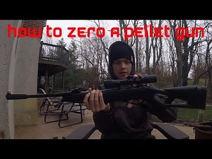 How to Zero a Pellet/BB Gun Scope (4x32 Gamo Silent Cat)