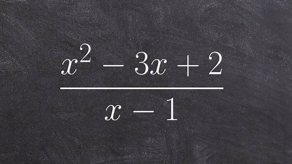 Breaking down long division step by step of polynomials