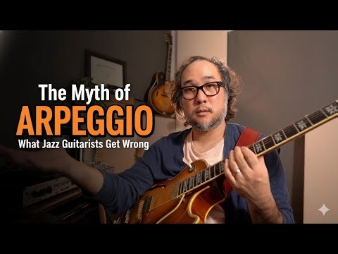 The Myth of Arpeggios 🔶 Why Jazz Solos Need Voice Leading First #jazzguitar #voiceleading
