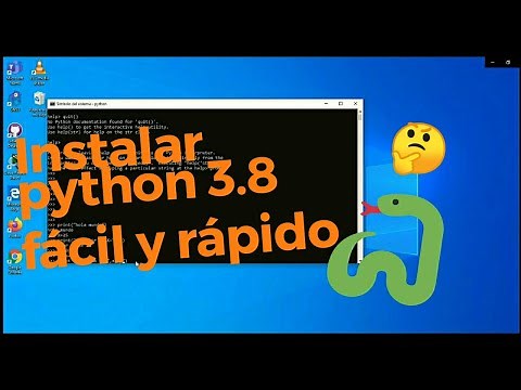 Instalar python 3.8 en WINDOWS 10 y crear primer programa - Fácil y Rápido