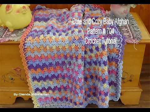 Cute and Cozy Baby Afghan - Crochet Tutorial - Quick Easy and Fun to Make!!
