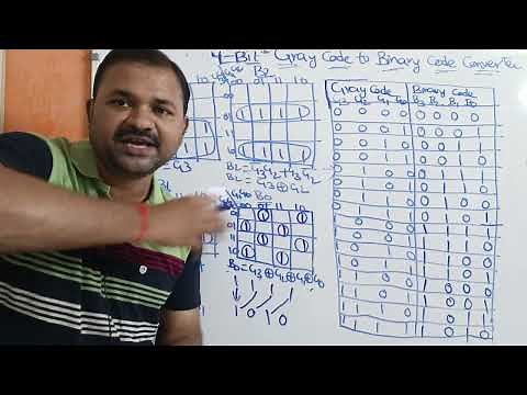 4 Bit Gray Code to Binary Code Converter || DLD || Digital Electronics || Digital Logic Design
