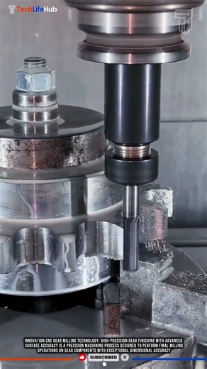 CNC Gear Milling Technology: High-Precision Gear Finishing with Advanced Surface Accuracy #tech