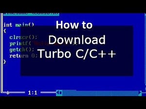 How to download and install Turbo C/C++ in Windows