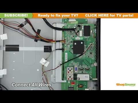 Toshiba TV Repair - How to Replace 75021540 Main Board in Toshiba 55HT1U LCD TV - How to Fix LCD TVs