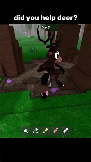 Nyan Cat helping Deer❤️ #roblox #robloxshorts