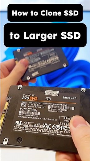 How to Clone SSD to Larger SSD #pctips #techtips #cloneharddrive