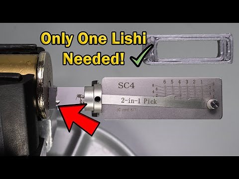 How To Use a 6 Pin Lishi Pick and Decoder (SC4, KW5, etc) On 5 Pin Locks! | Lishi Standoff Spacer