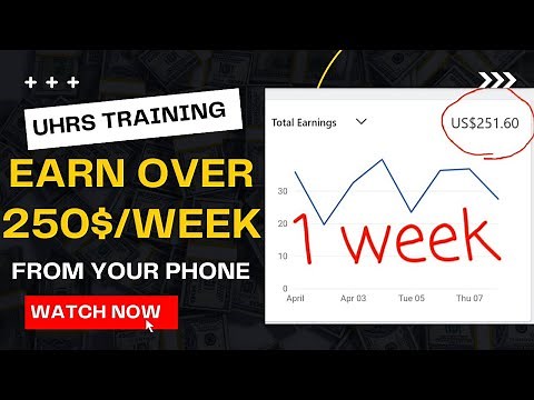 UHRS TRAINING. HOW TO WORK ON UHRS ON MOBILE PHONE .Step by Step Guide. Hitapp Tricks. Money Online.