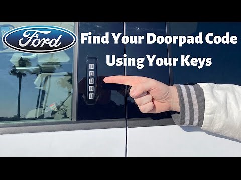 How To Find Your Ford Keypad Door Code - Factory Keyless Entry SecuriCode Key DIY Retrieve