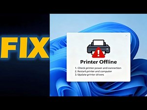 Solve Printer Offline Issue on Windows PC or Laptop