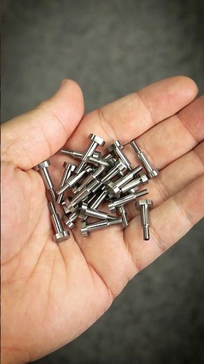 Swiss Machining Ultra Precision Titanium Screws