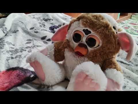 Furby 1998 And Furby Gizmo interactive together