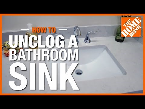 How to Unclog a Bathroom Sink