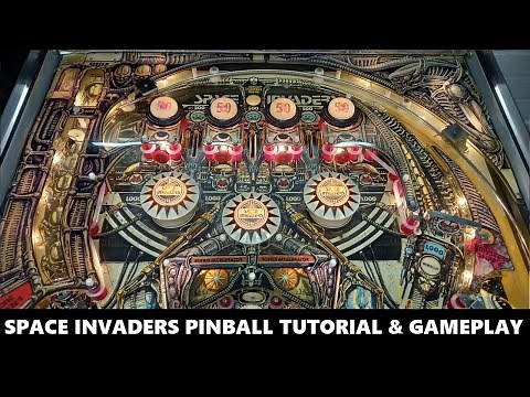 Space Invaders Pinball Tutorial & Gameplay (Bally 1980)
