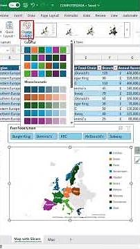 Excel Tips #88: Create an Interactive Map in Excel with Slicers 🗺️