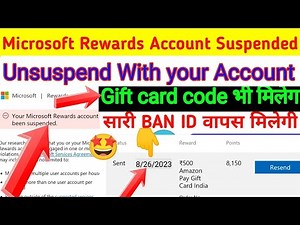 Unsuspend Your Microsoft Rewards Account with This Trick | all problem solution !🤩