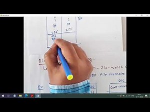 Lec 21: LZW Coding (Lec Date: 12/11/2020)