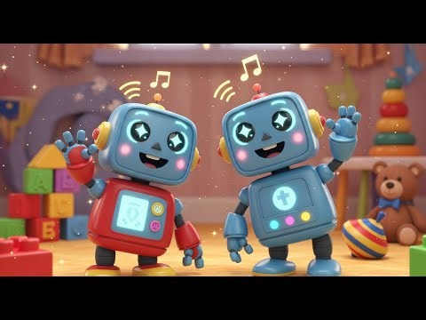 Counting Robots with Beeping Sounds 🤖🔔 | Learn Counting for Kids | Fun Numbers Song for Preschoolers