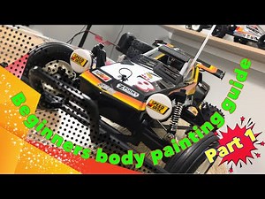 Tamiya Car Hornet RC Buggy Body Painting Guide Part 1
