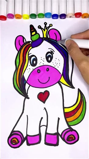 Step-by-Step Cute Unicorn Drawing Tutorial