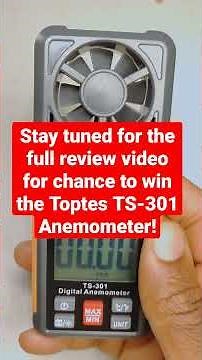 New Digital Anemometer for HVAC Techs! TopTes TS301 Vane Anemometer!!! Top tools for HVAC techs