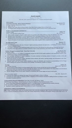 Job-Winning Resume Template for JPM: Land Your Dream Career