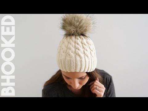 Easy Cable Knit Hat for First Time Cable Knitters