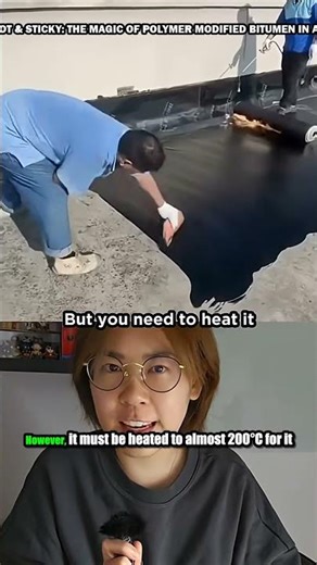 Hot & Sticky The Magic of Polymer Modified Bitumen in Action