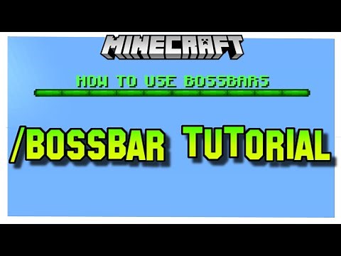 Minecraft Bossbar Command Fully Explained! [1.15.2] (Tutorial)