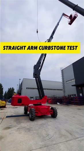 Straight Boom Lift Test and Demonstration - Aerial Work Platform #aerialworkplatform #boomlift