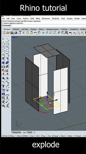 "How to Use Explode Command in Rhino 3D | Step-by-Step Tutorial for Beginners | Rhino Modeling Tips"