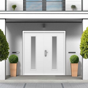 Double Security Front Door | Latham's Steel Doors