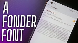 How to change the font on your Android phone