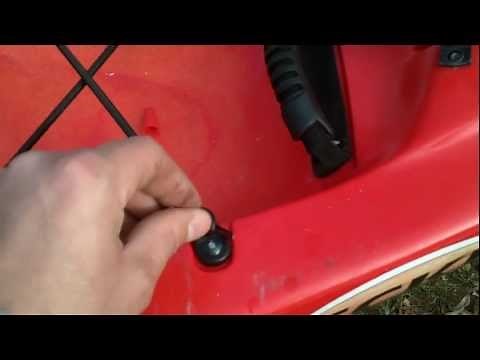 How to remove replace and waterproof Kayak rigging rivets