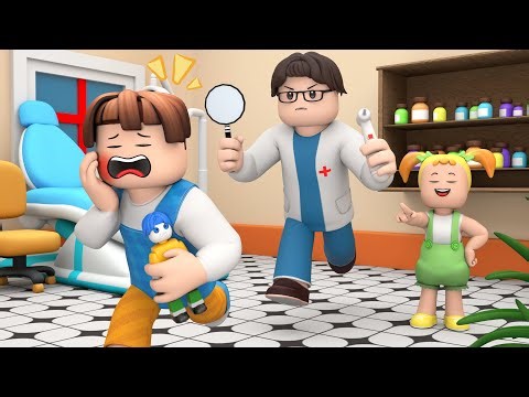 ROBLOX Brookhaven 🏡RP - FUNNY MOMENTS: Dentist Check Up - Protect Your Teeth - Roblox Animation