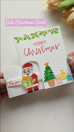 STUNNING Handmade Christmas POP UP CARD!
