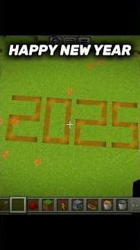 Minecraft happy new year