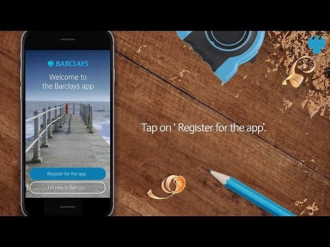 The Barclays app | How to register using an Android device