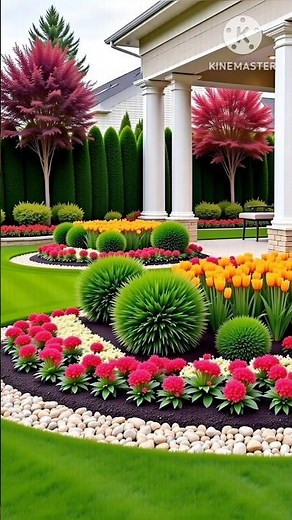 Beautiful Flower Bed Layout Ideas 2025 🌼 | Creative Home Garden Borders & Planting Designs