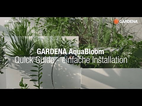 GARDENA Solar-Bewässerung AquaBloom - einfache Installation