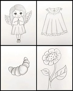 20K views · 1K reactions | Let's sketch easy images for beginners | Drawing Book | Facebook