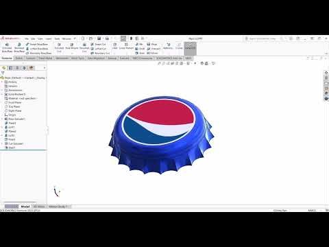 How to Design a Bottle Cap in SolidWorks – Step-by-Step Tutorial