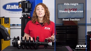 KYB SR4400 Strut-Plus Complete Corner Unit Assembly -Strut, Mount and Spring