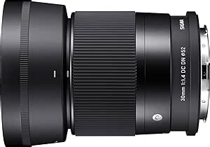 Sigma 30mm F1.4 Contemporary DC DN Lens for Sony E Black
