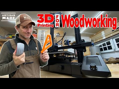 How To Use A 3D Printer In Your Workshop / 3D Printing Tools and Templates / Ender 3 V2 /Woodworking