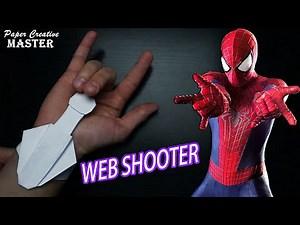 How to make Spider-Man web shooter out of paper. Origami
