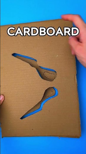 🌟TA-DA! DIY SCISSORS CRAFT That’s Fun, Safe & Made of CARDBOARD! ✂️🎨 #shorts