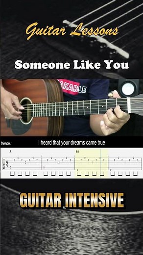 Someone Like You - Adele | EASY Guitar Tutorial with Chords / Lyrics - Guitar Lessons