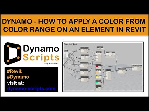 DYNAMO - How to apply a color from color range on an element in Revit through Dynamo